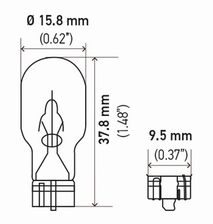 Hella Turn Signal Light Bulb 921NA image 2