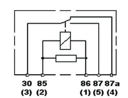 Hella Relay Mini Iso 5 Pole 24V Spdt Res Bkt 933332161