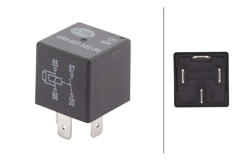 Hella Windshield Wiper Motor Relay 933332541