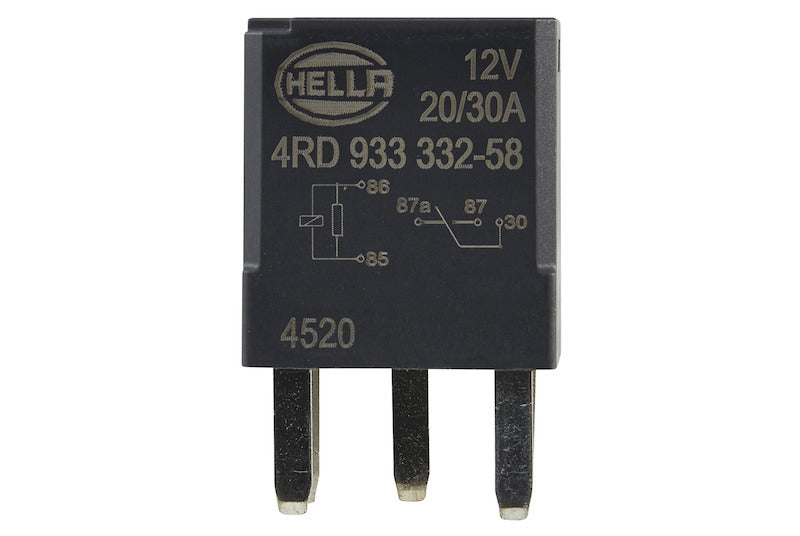 Hella Engine Cooling Fan Motor Relay 933332581