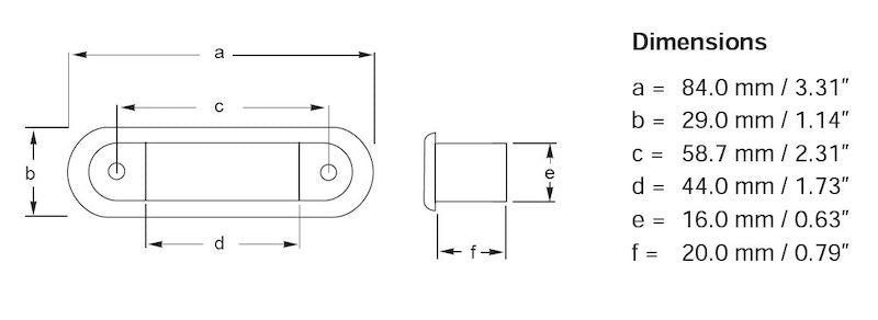 Hella Step Lamp 1X2 Wwht Md12/24 Ss Rim 2Xt 959680411