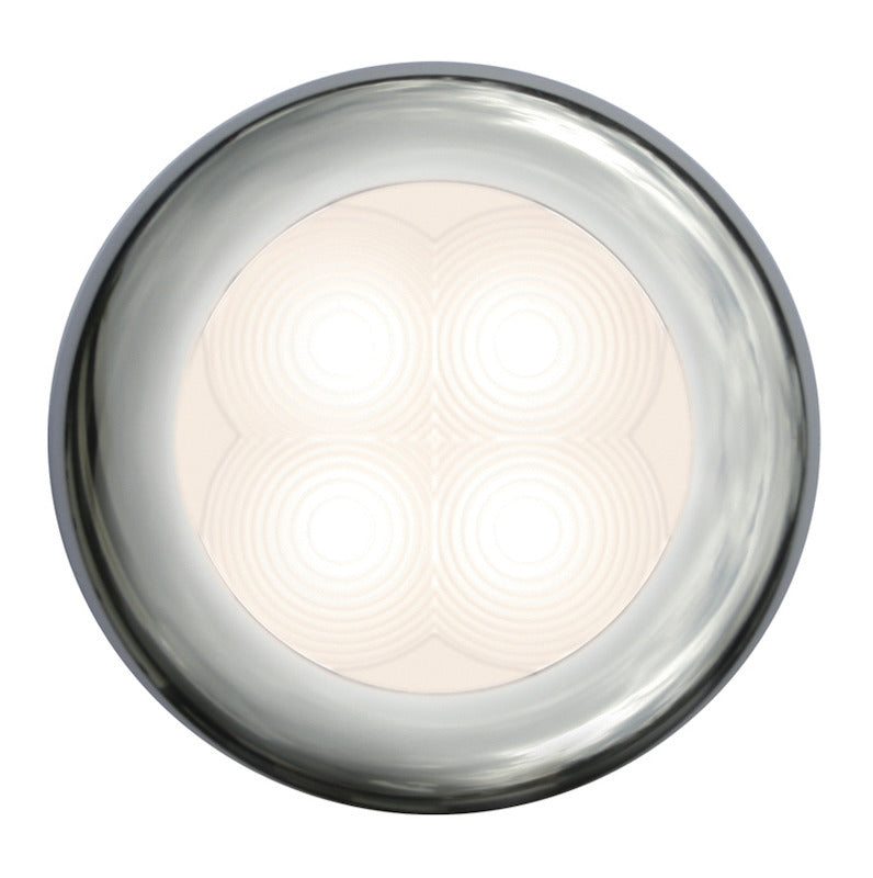 Hella Courtesy Lamp Rnd Wwht Md24 Ss Rim 2Xt 980501721