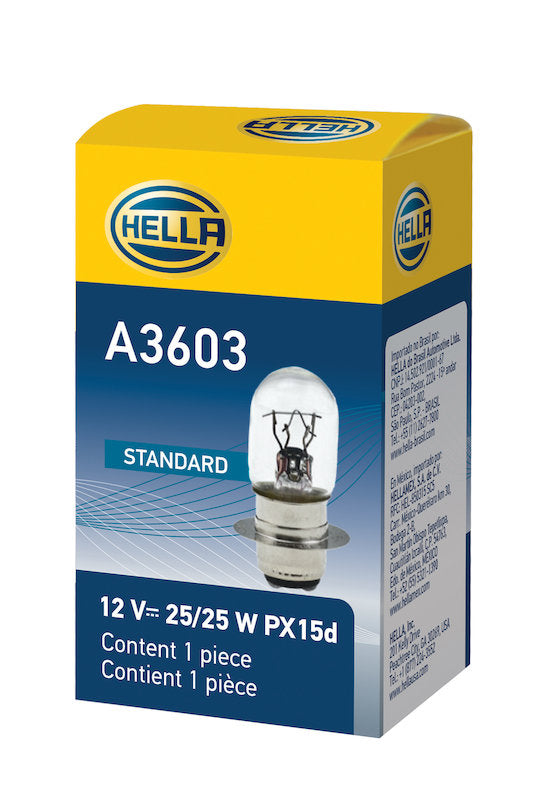 Hella Bulb 3603 12V 25/25W Px15D T6 A3603