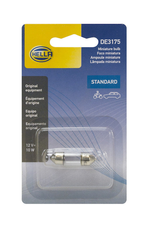 Hella Bulb 3175 12V 10W Sv858 T325 10X31 Sb DE3175SB