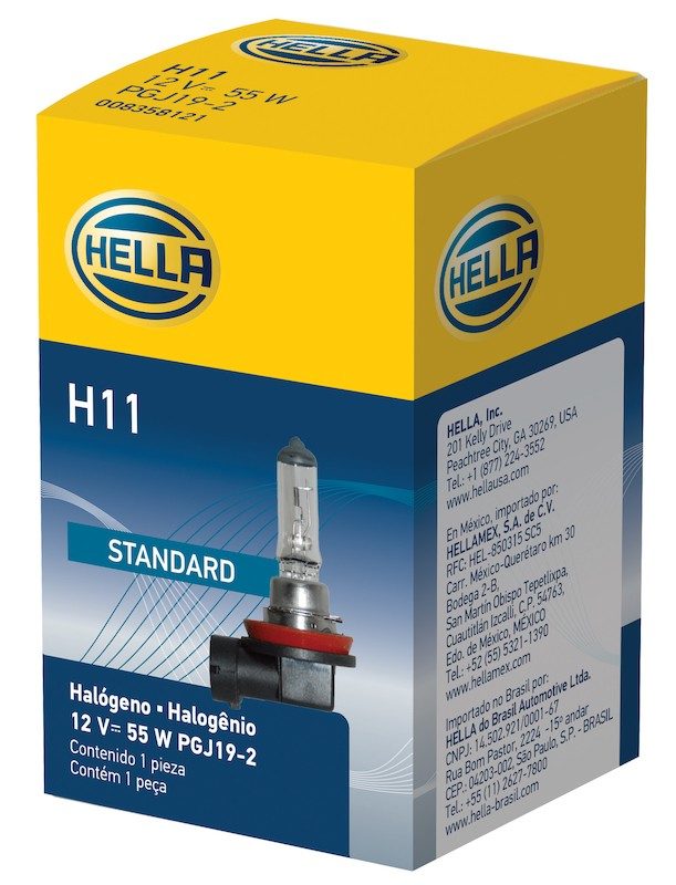 Hella Bulb 12V 55W PGJ19-2 T4