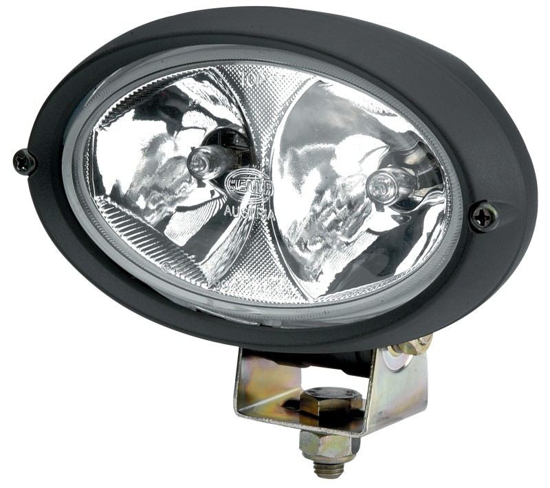 Hella Oval 100 Double Beam Halogen Work Lamp 12V - Long Range