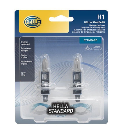 Hella Bulb H1 12V 55W P145S T25 (2) H1TB