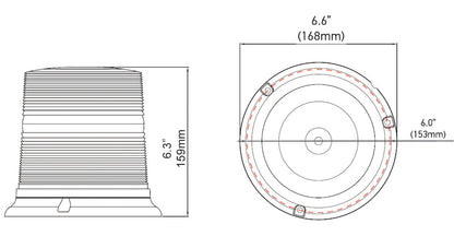 Hella StrobeType Beacon 2Wb H27117011