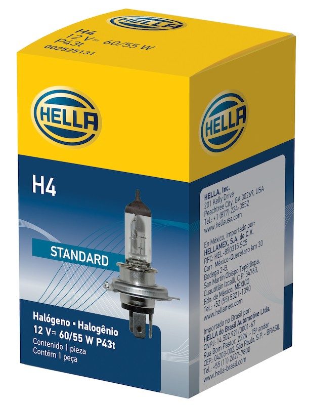 Hella H4 P43T-38 BULB 12V 60/55