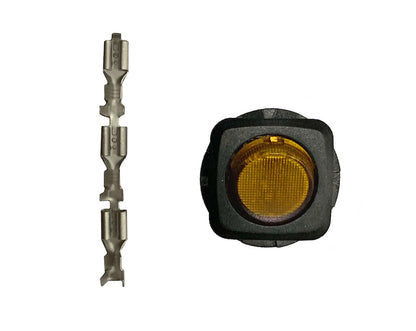 Hella Switch Rocker Spst Inc Grn H61927001