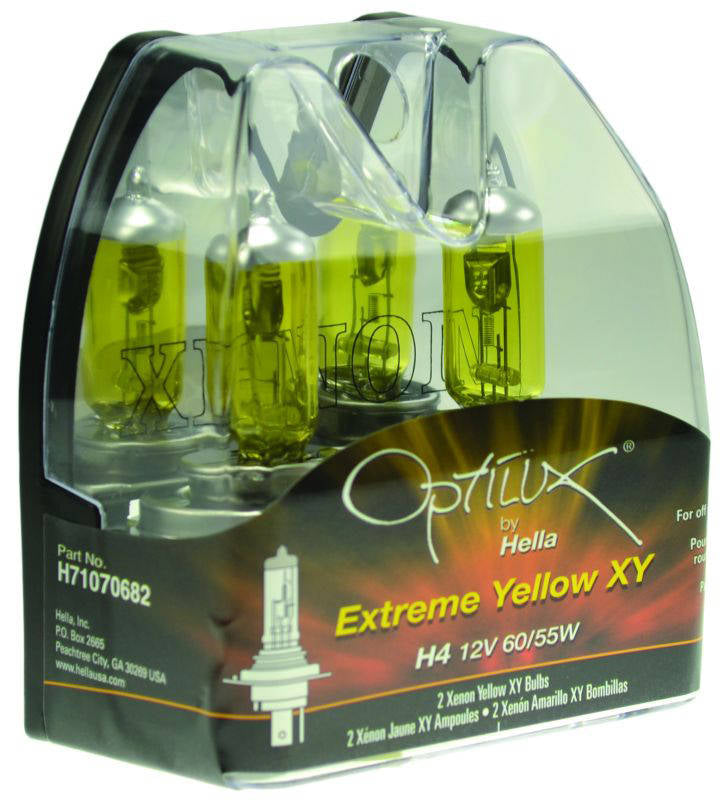 Hella Yellow Bulb Optilux H4 12V 60/55W XY Xenon