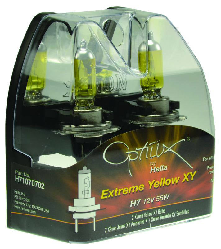 Hella Yellow Bulb Optilux H7 12V 55W XY Xenon