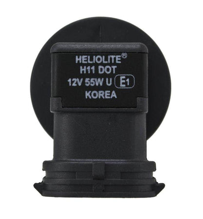 Hella Light Bulb for Driving/ Fog, Optilux (R), H11, Yellow, 55 Watt, Set