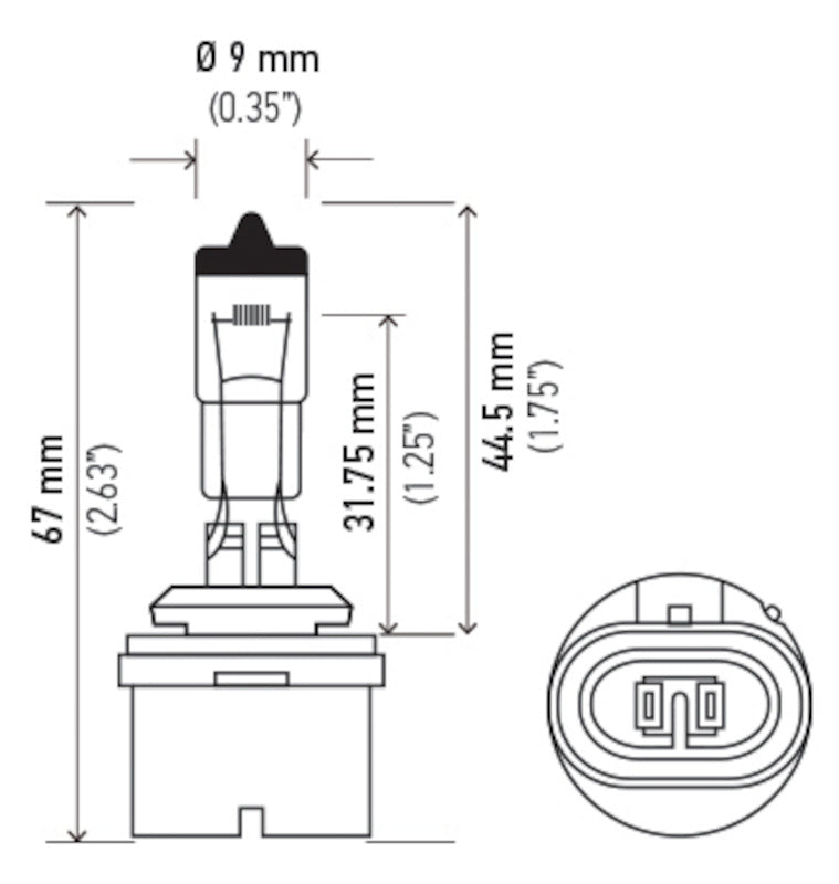 Hella Bulb 880 12V 32W Xen Wht Xb (2) H71071212