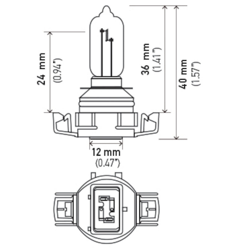 Hella H16/9009 12V 35W Xen Pure Yellow XY Bulb (Pair) H71071302