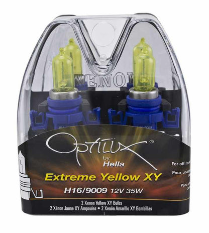 Hella H16/9009 12V 35W Xen Pure Yellow XY Bulb (Pair) H71071302