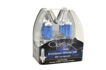 Hella Optilux 12V 60/55W H4/9003 P43t Extreme White XB Bulb (Pair) H71071352