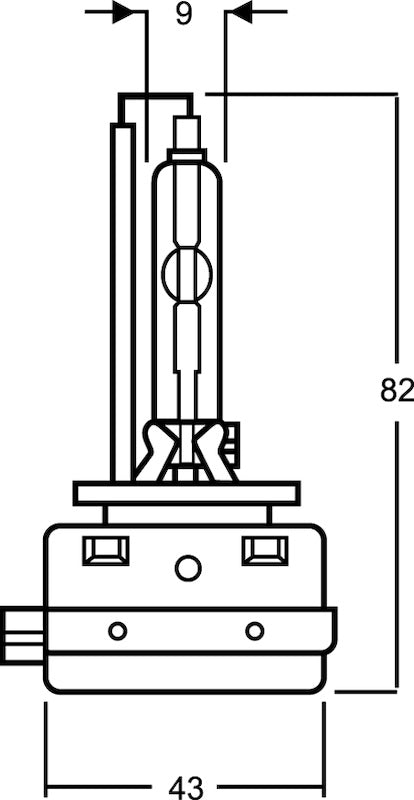 Hella HID Capsule D1S 12V 35W Bulb H83074001