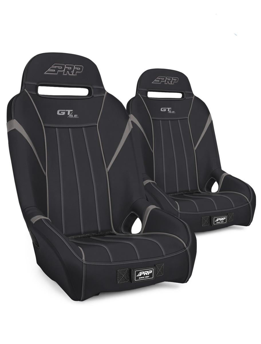 PRP Seats PRP GT/S.E. Suspension Seats Kit for Can-Am Maverick X3 (Pair) - Black & Gray
 A5701-PORXP-C86-203
