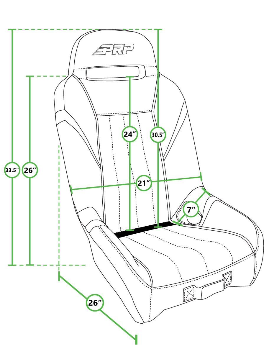 PRP Seats PRP GT/S.E. Suspension Seats Kit for Can-Am Maverick X3 (Pair) - Black & Gray
 A5701-PORXP-C86-203
