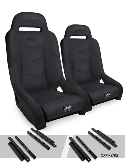 PRP Seats PRP Polaris General GT3 Suspension Seats Kit A7301-PORXP-C83-201
