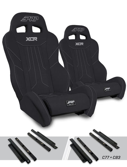 PRP Seats PRP Polaris General XCR Suspension Seats Kit  A8001-PORXP-C83-201