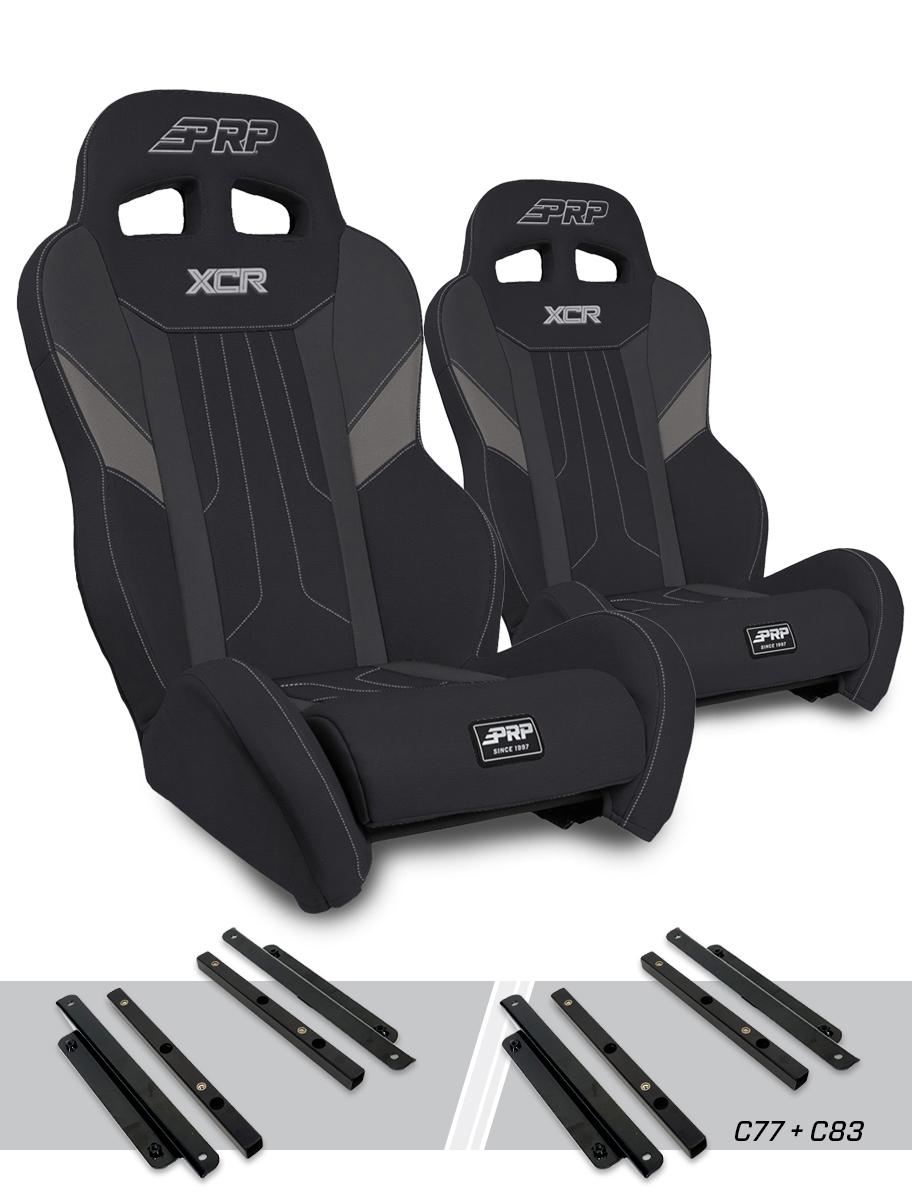 PRP Seats PRP Polaris General XCR Suspension Seats Kit  A8001-PORXP-C83-203
