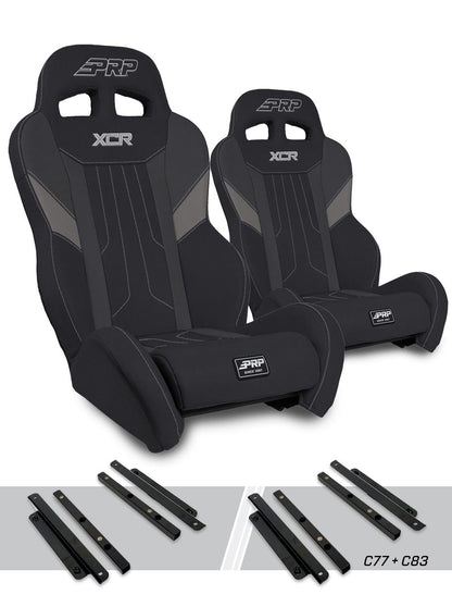 PRP Seats PRP Polaris General XCR Suspension Seats Kit  A8001-PORXP-C83-203