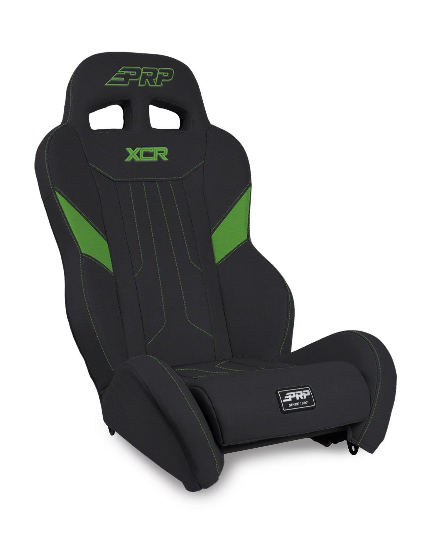 PRP Seats PRP XCR Suspension Seat - Black/Green A8001-PORXP-W
