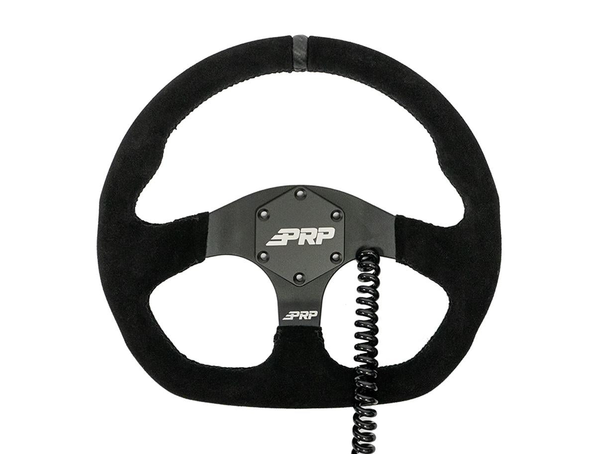 PRP Seats PRP Heated Comp-R Suede Steering Wheel - Black G250-H