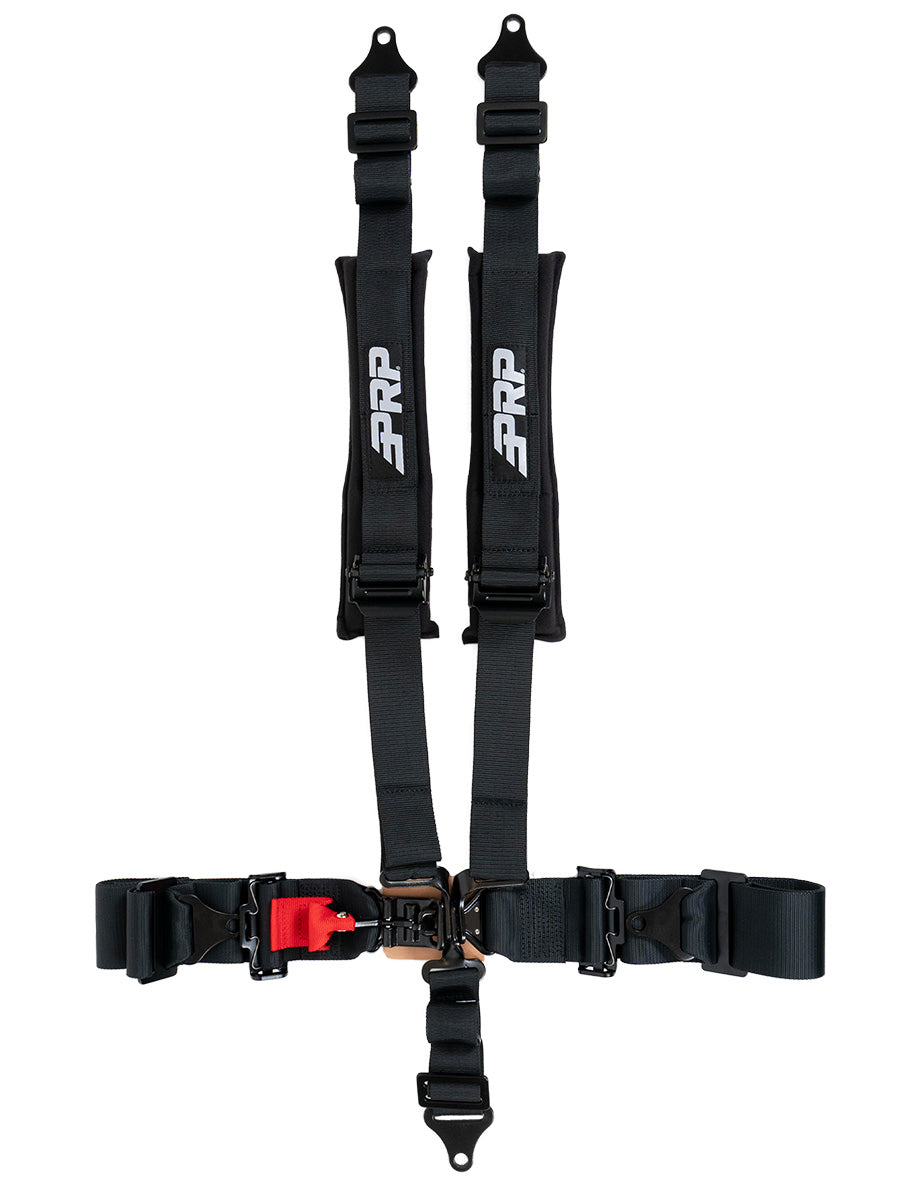 PRP Seats PRP 5.3x2 Harness - 5 Point Harness 3In Lap Belts 2In Shoulder Belts w/ Removable Pads SB5.3X2RP
