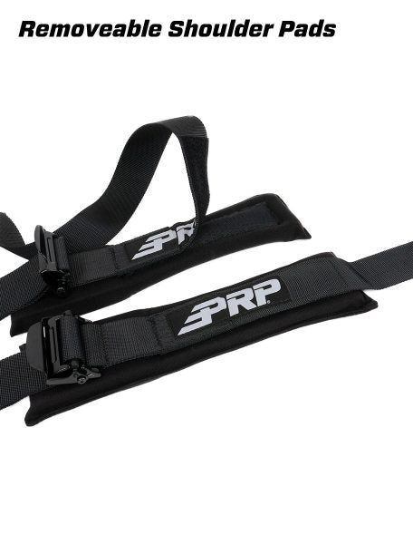 PRP Seats PRP 5.3x2 Harness - 5 Point Harness 3In Lap Belts 2In Shoulder Belts w/ Removable Pads SB5.3X2RP