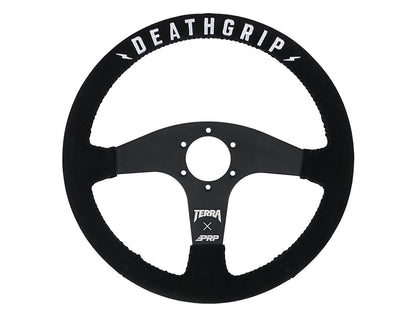 PRP Seats PRP Terra Crew Death Grip Flat Steering Wheel - Suede TERRAG245