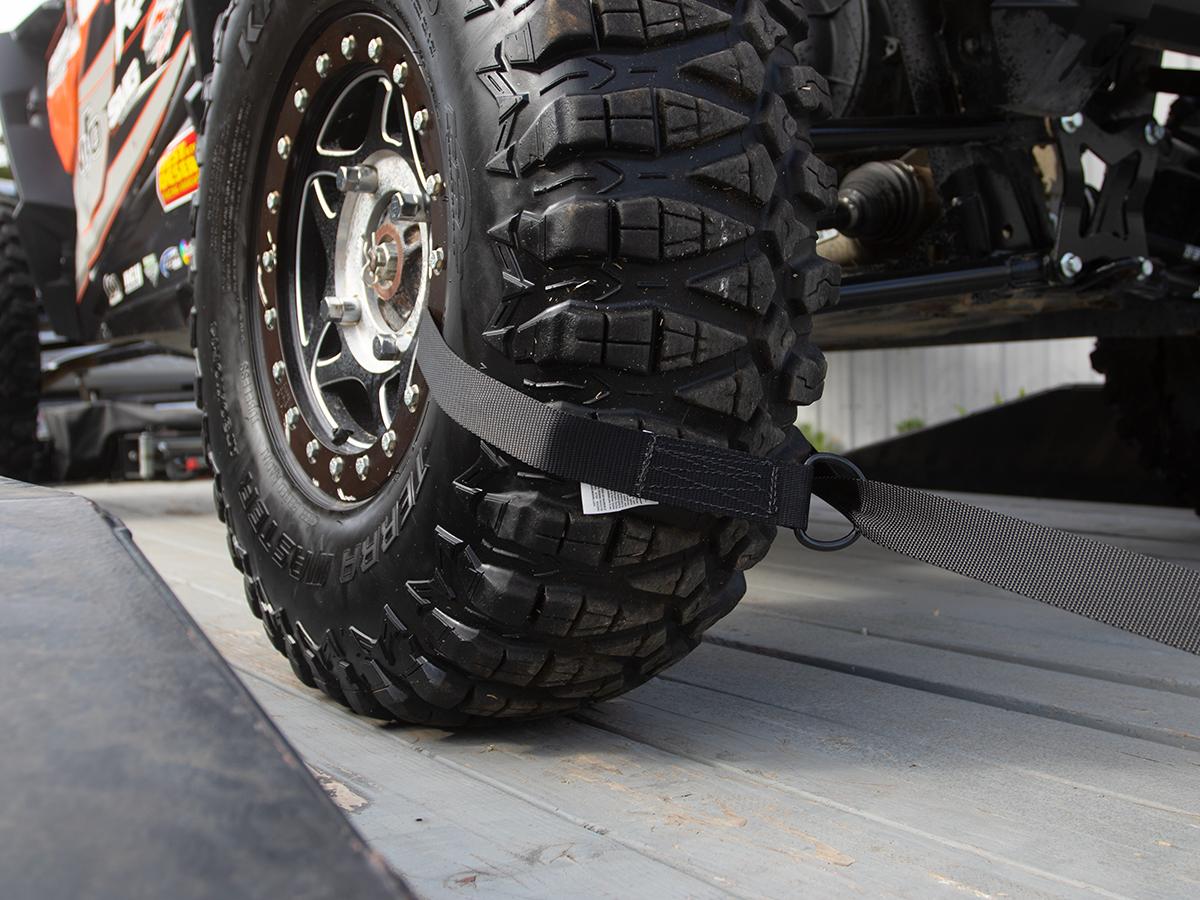SpeedStrap 1 1/2In UTV Through the Wheel Tie-Down - Black (Pair of 2) 15240-2