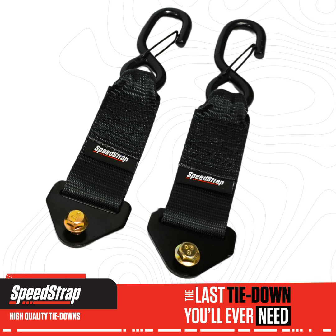 SpeedStrap 2in x 10in S-Hook Adapters for Retractable Tie-Down Straps (2 Pack) 28500-SH