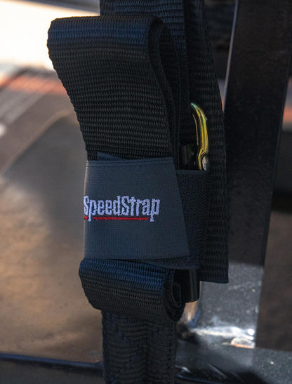SpeedStrap 2in x 4ft Marine Transom Tie-Down Straps with Snap S-Hooks (2 Pack) 28600-DSH