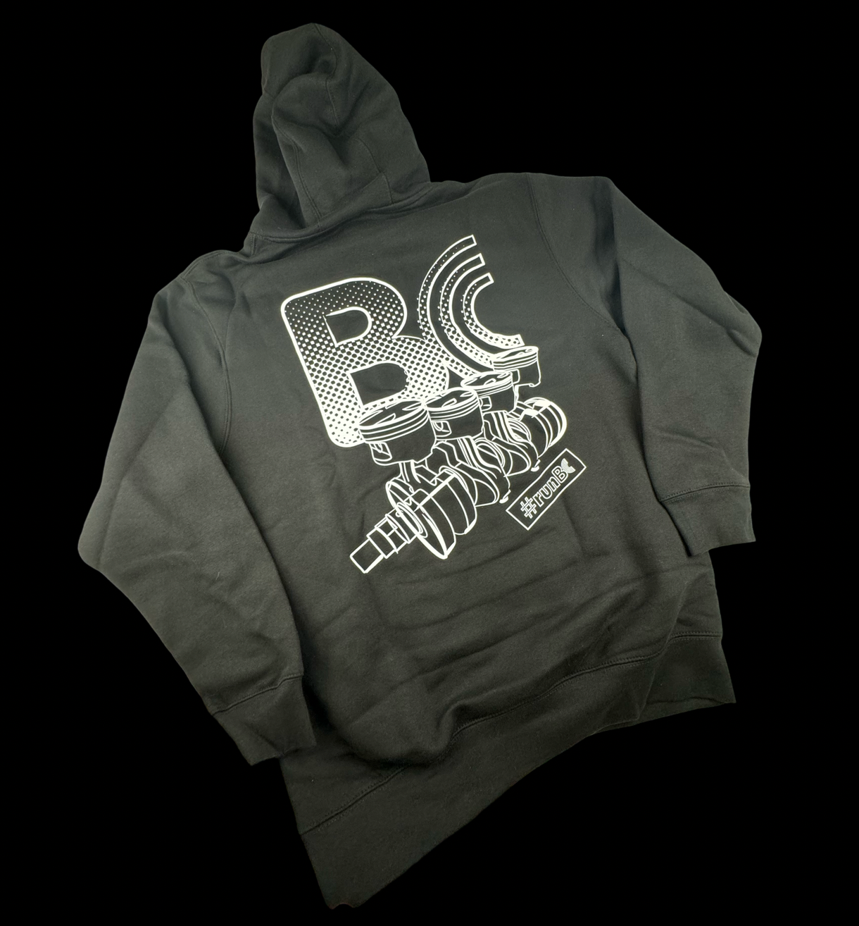 Brian Crower BC Black Hoodie 4cyl (Large) BC8956-L
