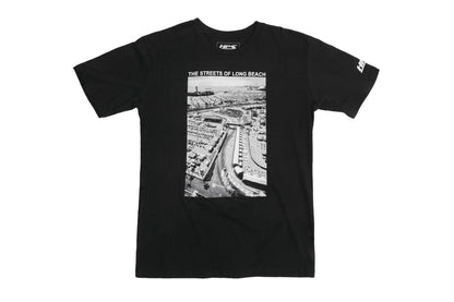 HPS Performance The Streets of Long Beach Aerial View T-Shirt, Black
