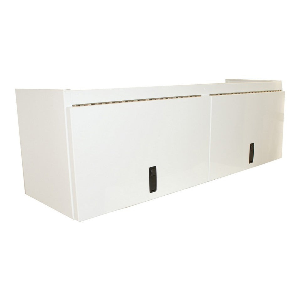 HEPFNER RACING PRODUCTS Cabinet 48in Overhead - Aluminum - White Tools Storage/Organizers main image