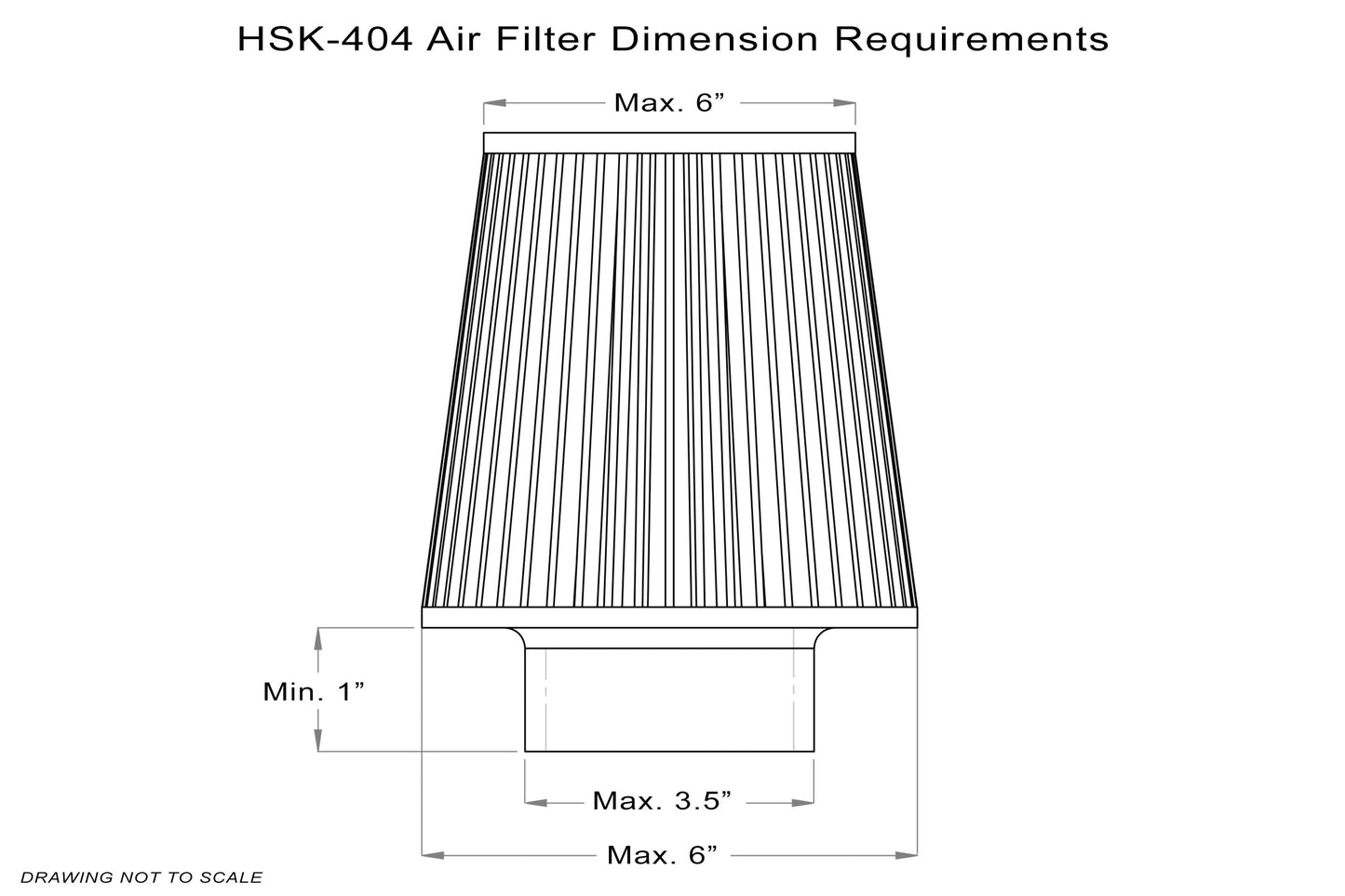 HPS Performance Aluminum Heat Shield for 2.5" 2.75" 3" 3.25" 3.5" Air Filter HSK-404