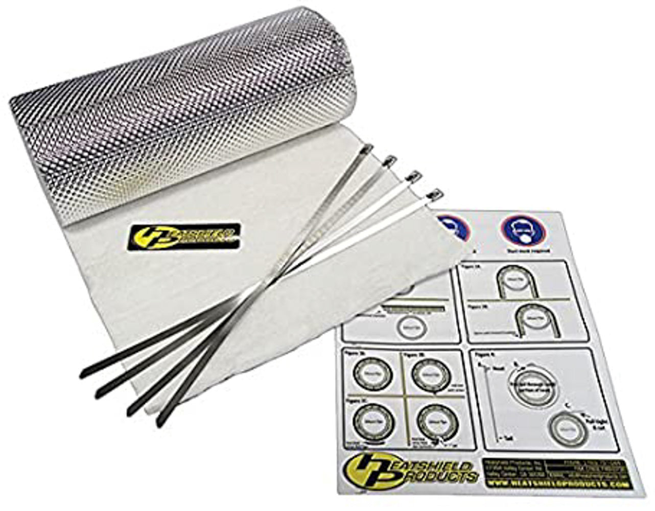 Heatshield Products Armor Kit 1/2in Thick x 12in Wide x 5ft w/ties Heat Protection Heat Shields main image