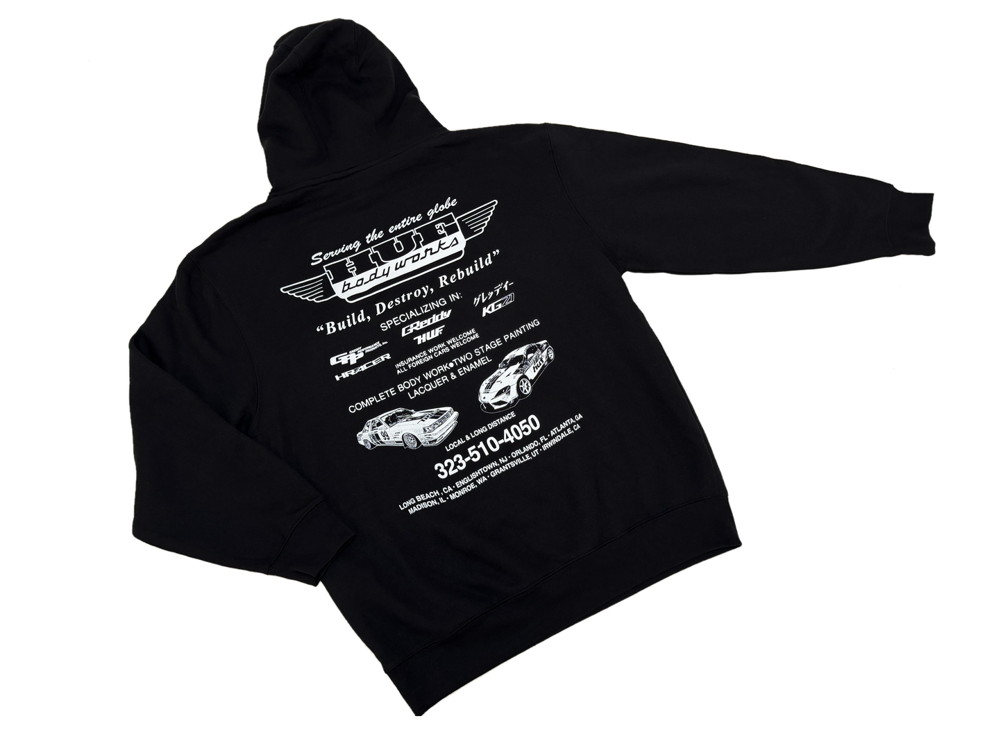 GReddy HUF x GReddy Body Works Pullover Hoodie
