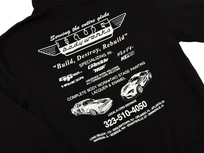 GReddy HUF x GReddy Body Works Pullover Hoodie