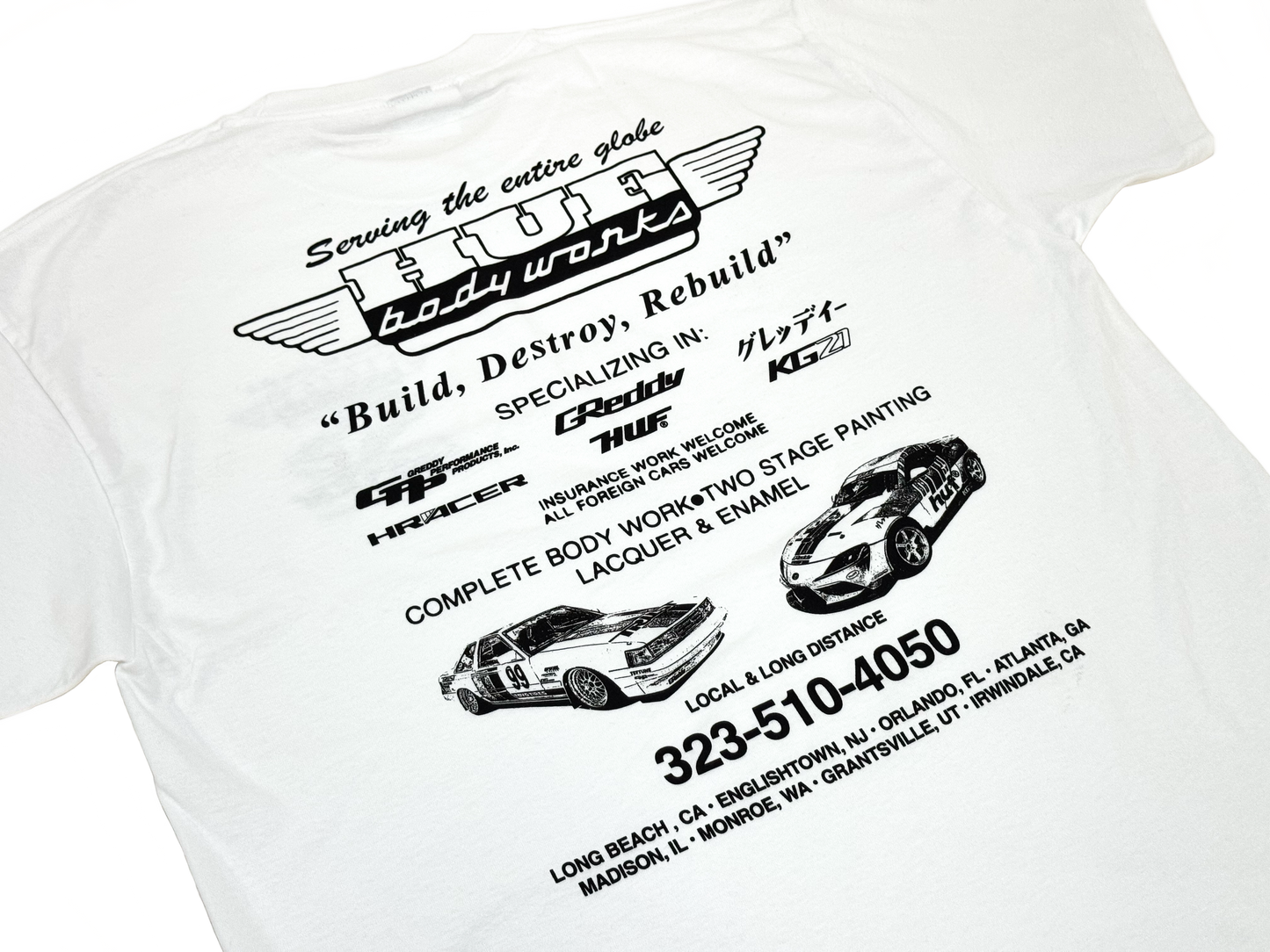 GReddy HUF x GReddy Body Works T-Shirt