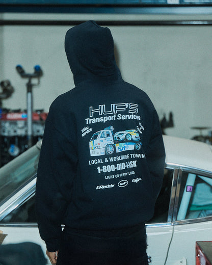 GReddy HUF x GReddy Tow Pullover Hood - Black