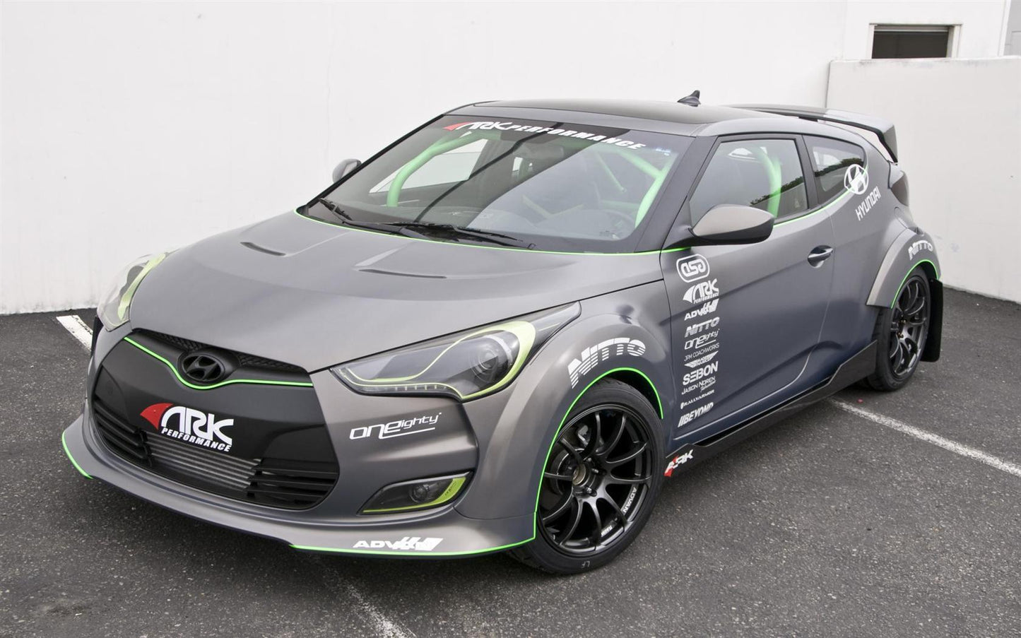 ARK 2012-2017 Hyundai Veloster C-FX Fiberglass Rear Wide Over Fenders