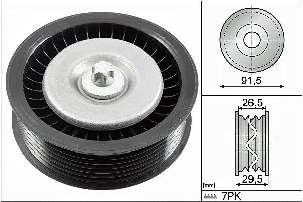 INA US Accessory Drive Belt Idler Pulley FP08081