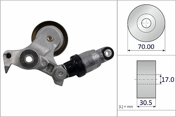 INA US Accessory Drive Belt Tensioner Assembly FT0800