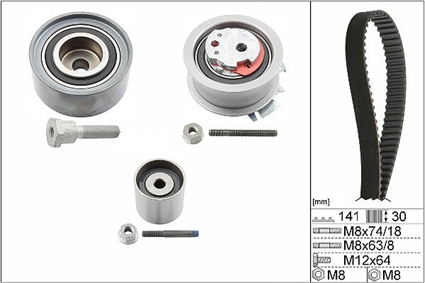 INA US Engine Timing Belt Kit ZD0463K