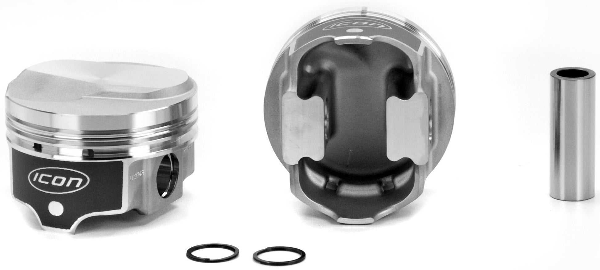 ICON PISTONS BBC Dome Piston Set 4.165 Bore  +17cc Engines and Components Pistons and Piston Rings main image